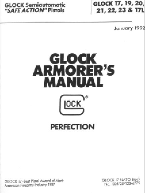 Glock Armorer's Manual