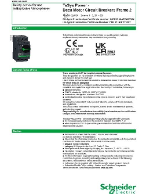 GV2ME07-Safety datasheet