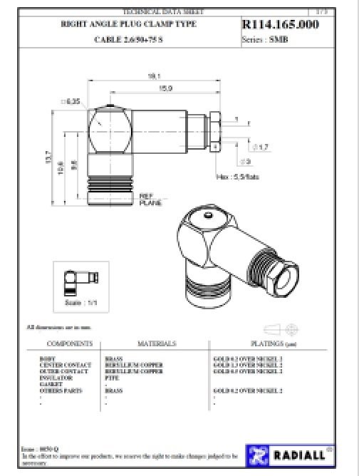 R114165000 Technical datasheet